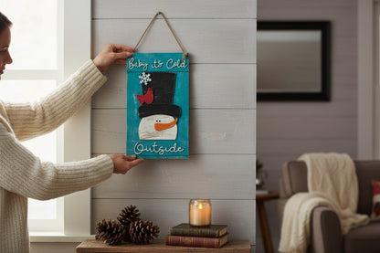 Baby it’s Cold Door Hanger - Nifty Decor & More