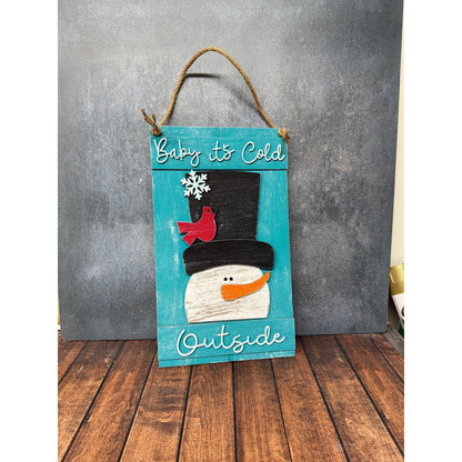 Baby it’s Cold Door Hanger - Nifty Decor & More