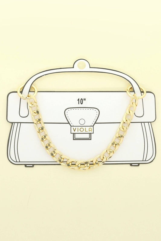 Bag Chain with Round Snap Hook Clasps