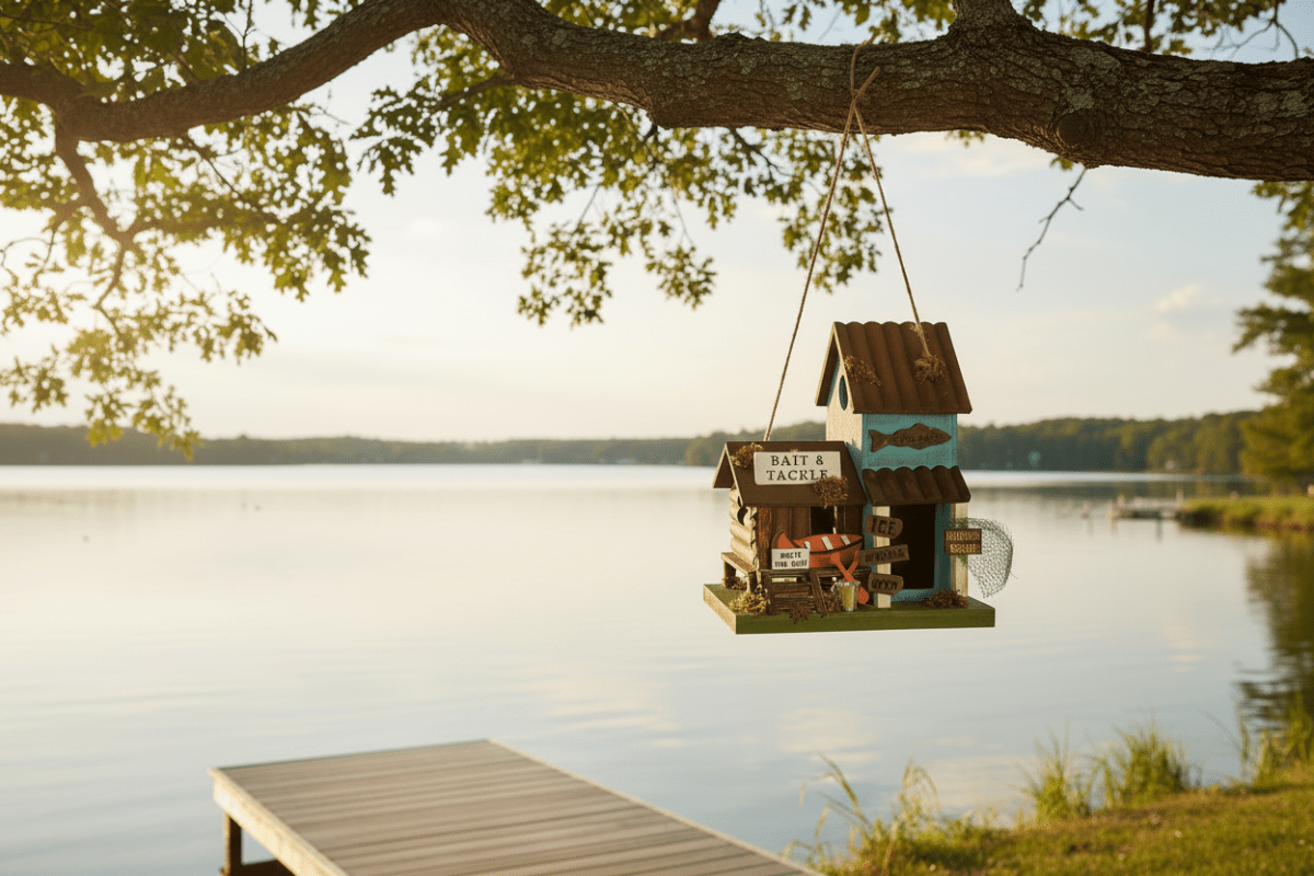 Bait & Tackle Birdhouse - Nifty Decor & More