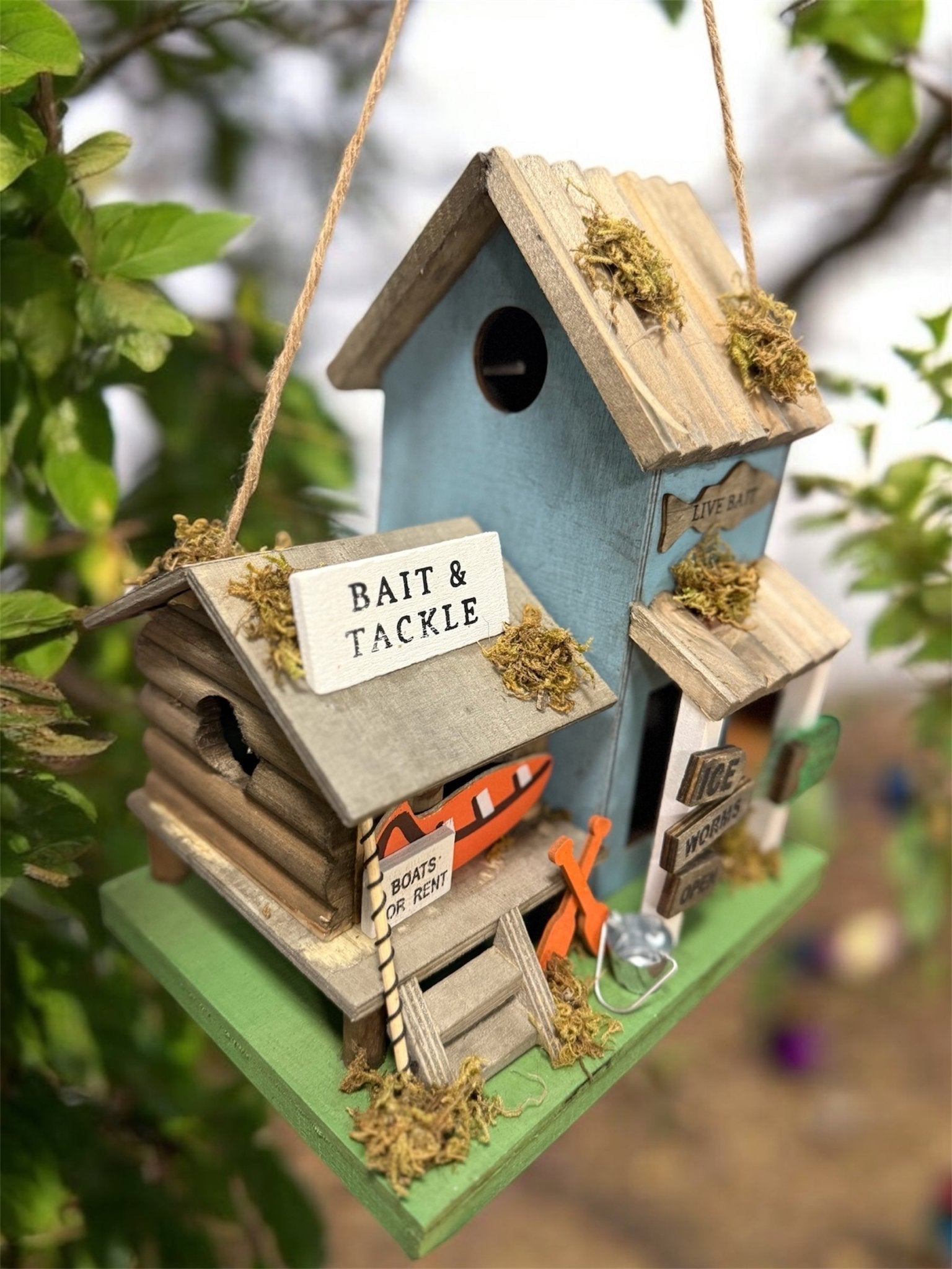 Bait & Tackle Birdhouse - Nifty Decor & More