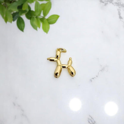 Balloon Dog Charm, Cute Playful Add-On for Bracelet or Necklace, Perfect Gift for Dog Lovers & Trendsetters Balloon Animal charm