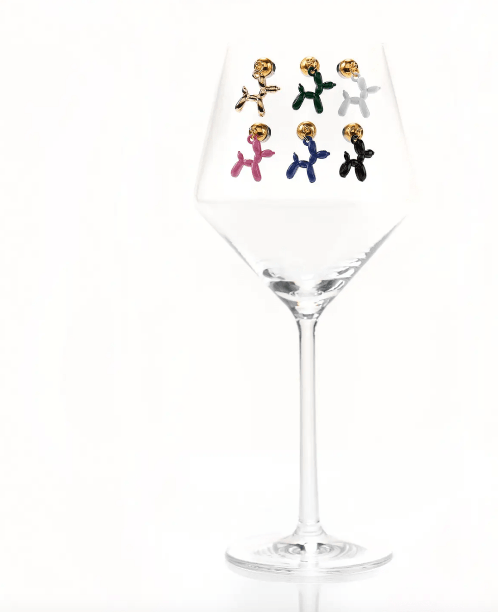 Balloon Dog Cheers Charms! Set of 6 - Nifty Decor & More