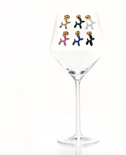 Balloon Dog Cheers Charms! Set of 6 - Nifty Decor & More