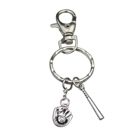 Baseball Bat & Glove Bag Charm