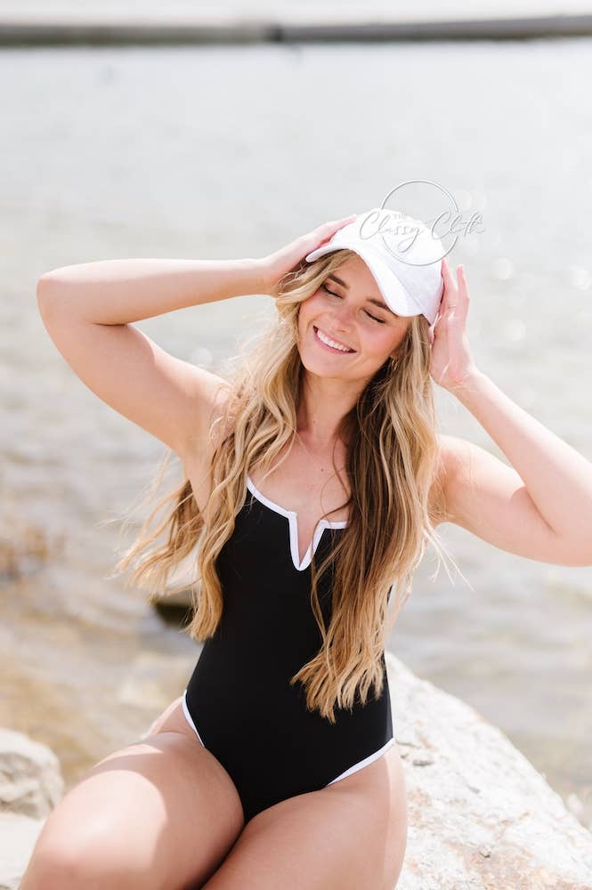 Baseball Cap Hat Stonewashed - White RTS