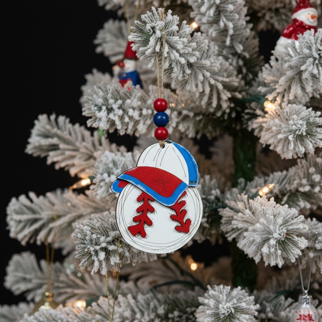 Baseball Christmas Ornament - Nifty Decor & More