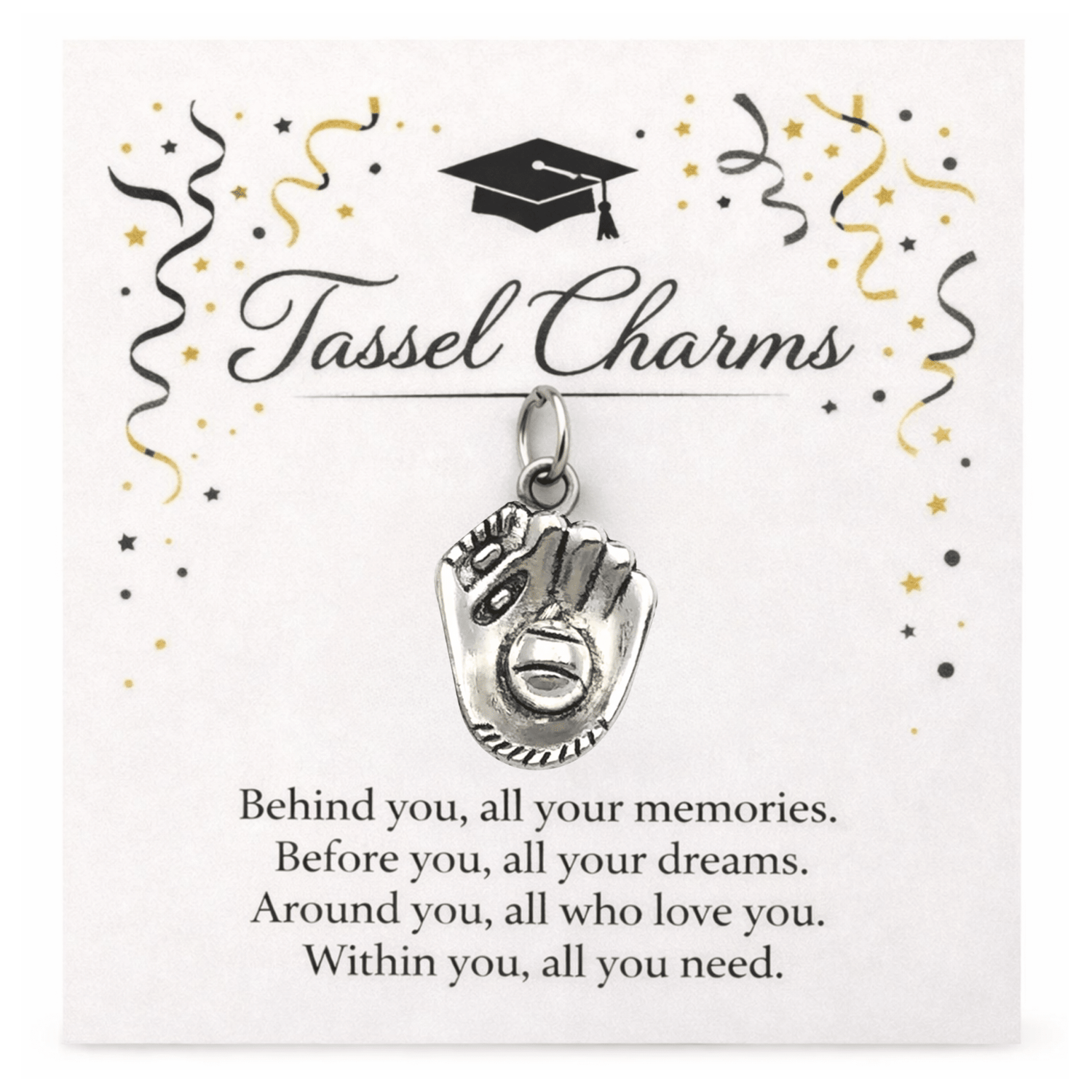 Baseball / Softball Graduation Tassel Charm - Nifty Decor & More