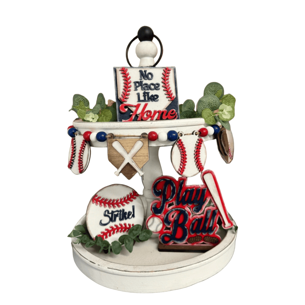 Baseball Tiered Tray - Nifty Decor & More