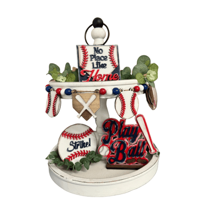 Baseball Tiered Tray - Nifty Decor & More