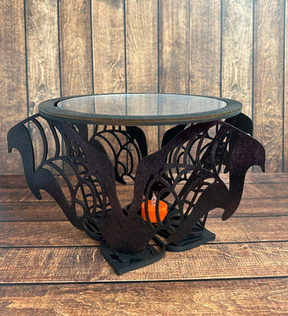 Bat Tiered Tray Halloween Cupcake Stand and Spooky Home Decor - Nifty Decor & More