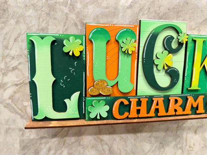 Be My / Lucky Sign Valentine Shelf Sitter