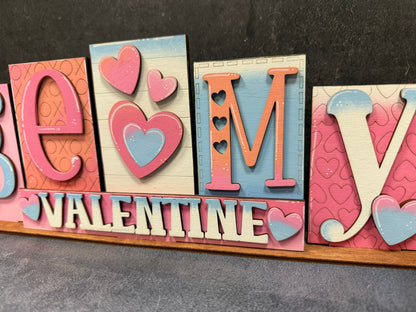 Be My / Lucky Sign Valentine Shelf Sitter