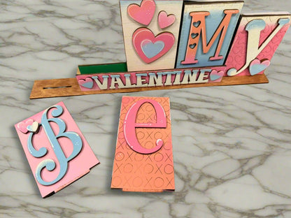 Be My / Lucky Sign Valentine Shelf Sitter