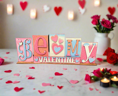 Be My / Lucky Sign Valentine Shelf Sitter