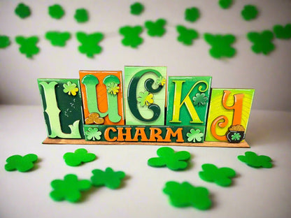 Be My / Lucky Sign Valentine Shelf Sitter