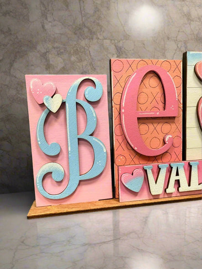 Be My / Lucky Sign Valentine Shelf Sitter