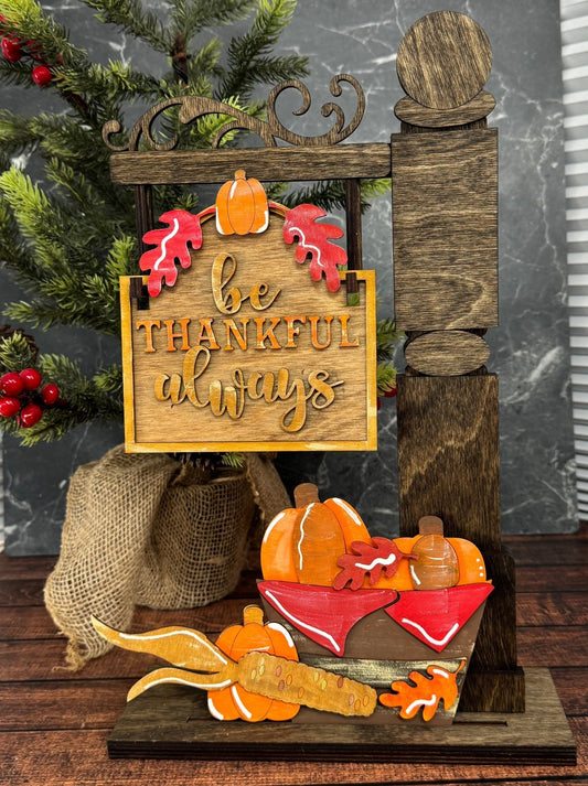 Be Thankful Always Mini Post - Nifty Decor & More
