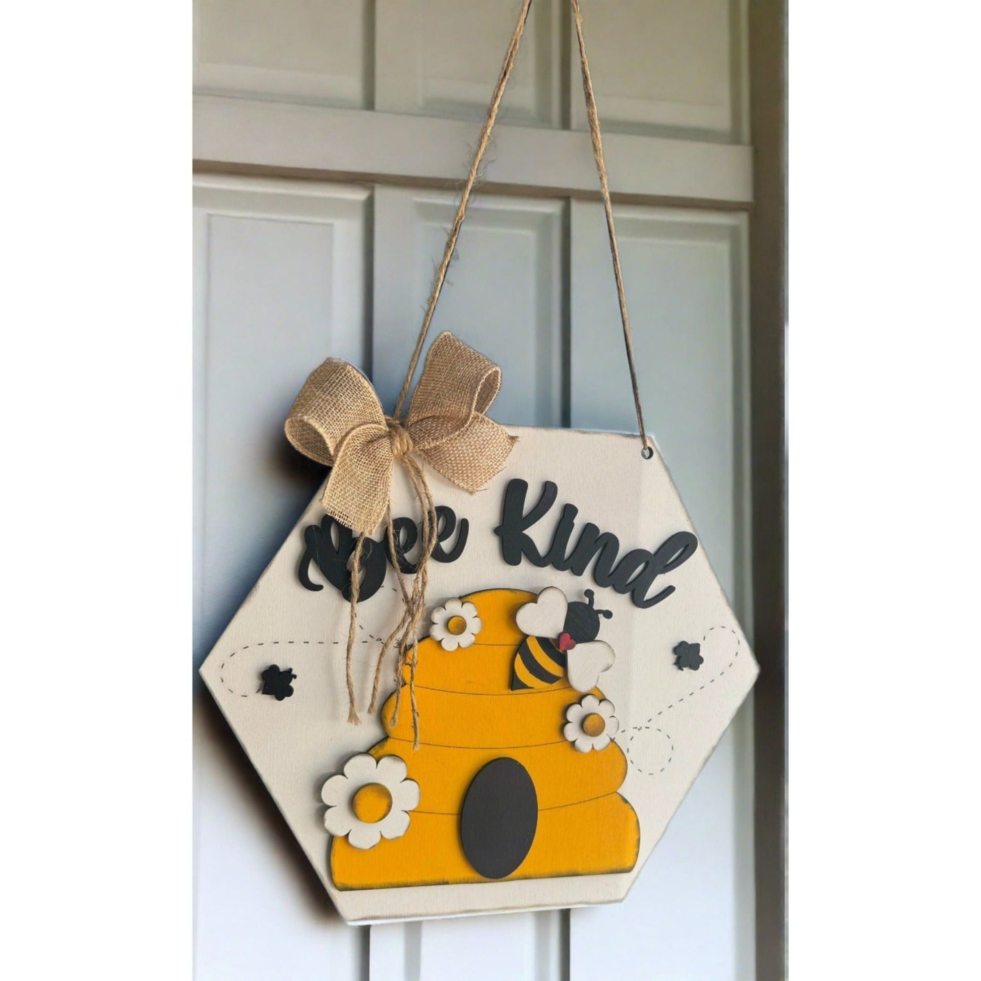 Bee Kind Hanger Spring Wall Decor