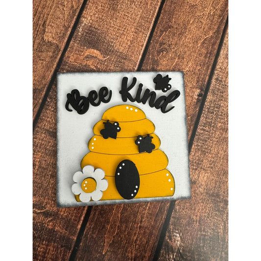 Bee Kind Leaning Sandwich Board Tiles Interchangeable Leaning Sandwich Boards Bee Kind