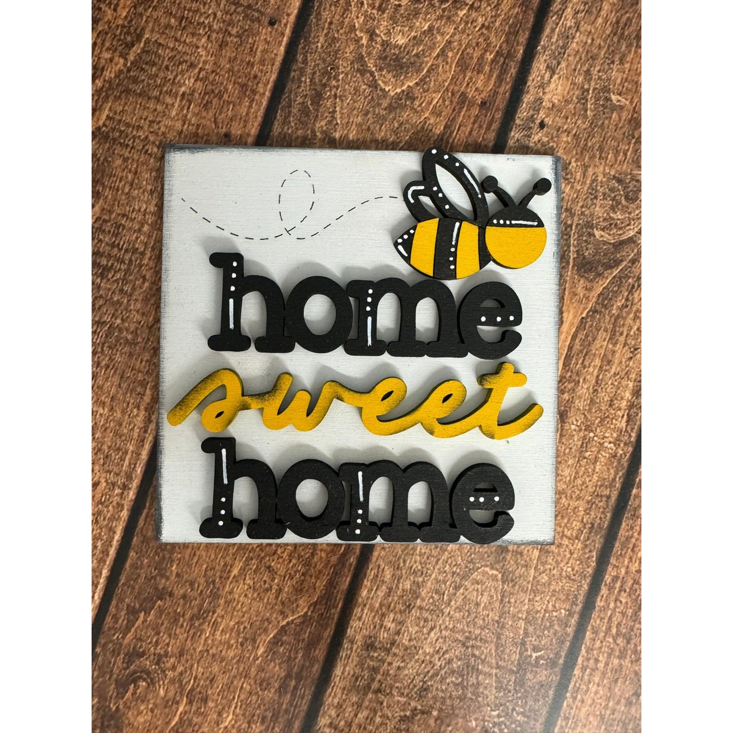 Bee Kind Leaning Sandwich Board Tiles Interchangeable Leaning Sandwich Boards Home Sweet Home