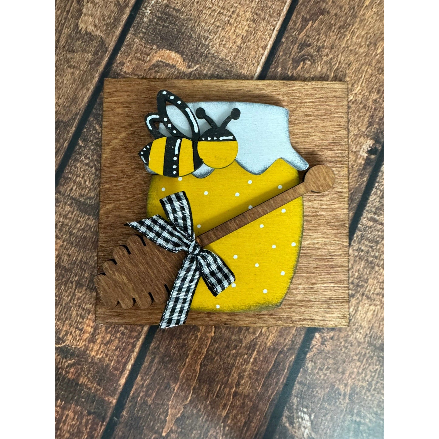 Bee Kind Leaning Sandwich Board Tiles Interchangeable Leaning Sandwich Boards Honey Pot