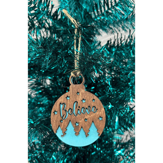 Believe Assorted Ornaments - Nifty Decor & More