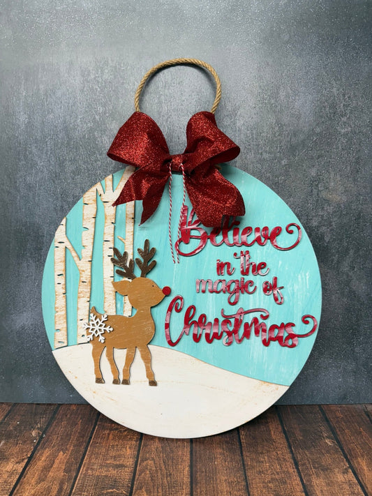 Believe in the Magic Hanger - Nifty Decor & More