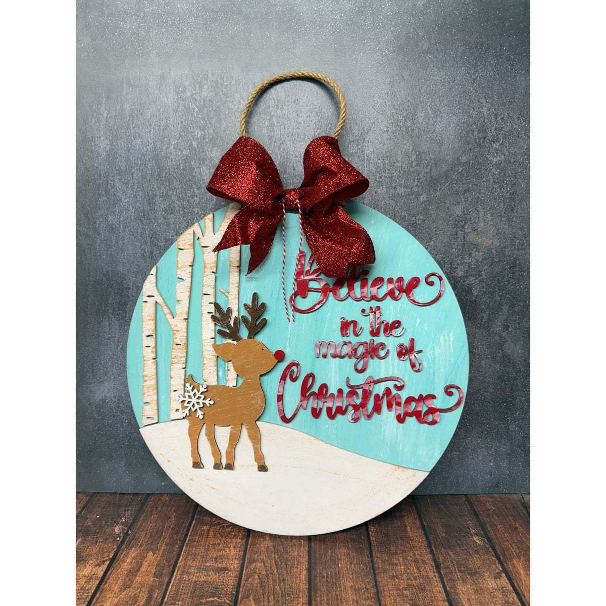 Believe in the Magic Hanger - Nifty Decor & More