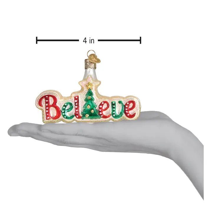 Believe Ornament - Nifty Decor & More