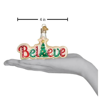 Believe Ornament - Nifty Decor & More
