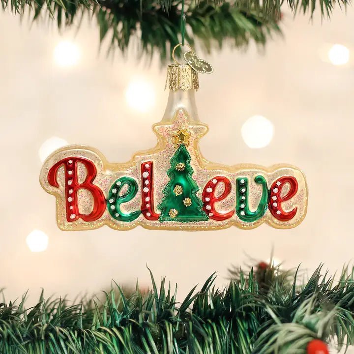 Believe Ornament - Nifty Decor & More
