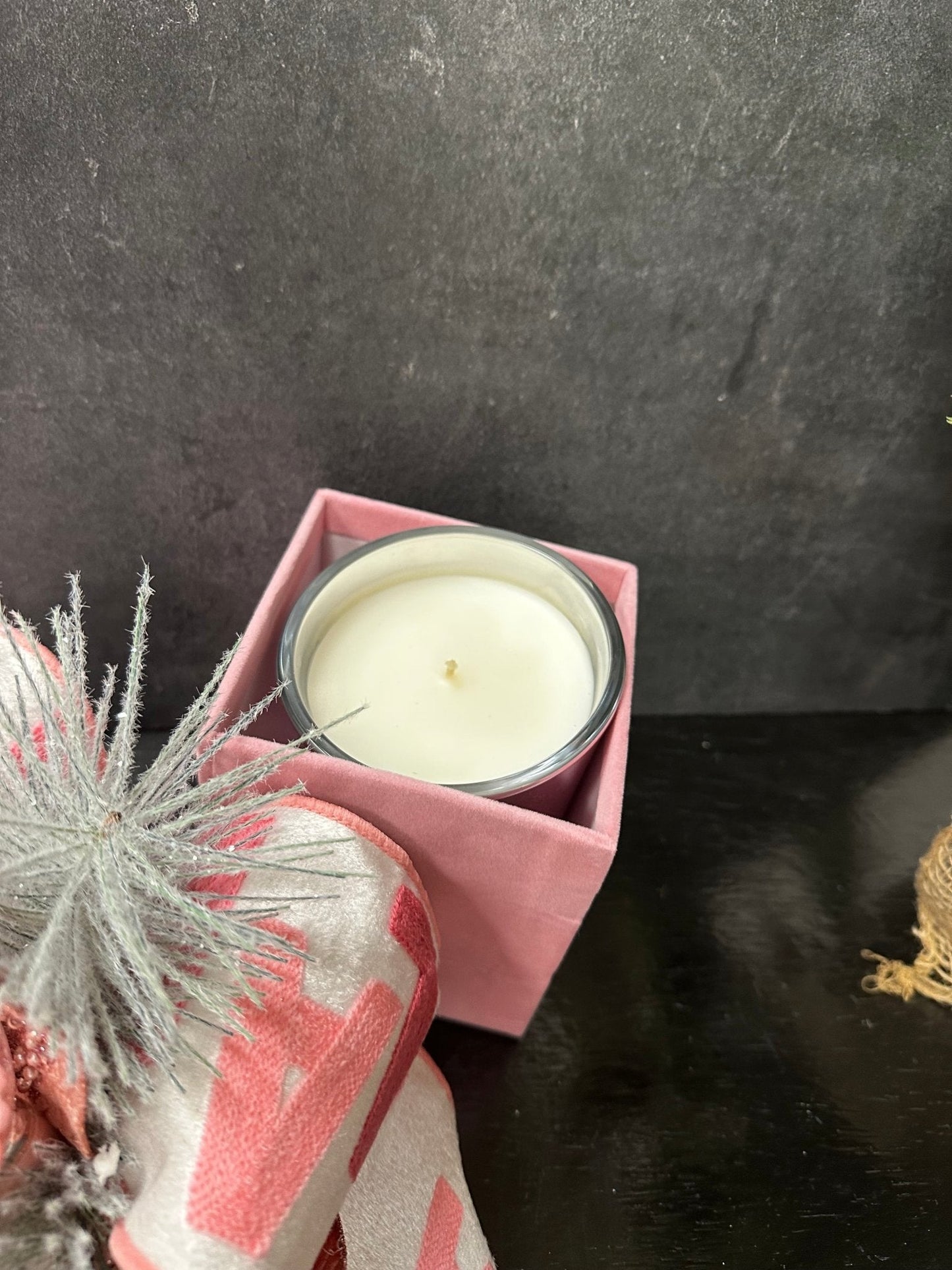Berries and Balsam 14 oz Luxury Gift Box Candle - Long - Burning Holiday Scent with Designer Packaging - Nifty Decor & More