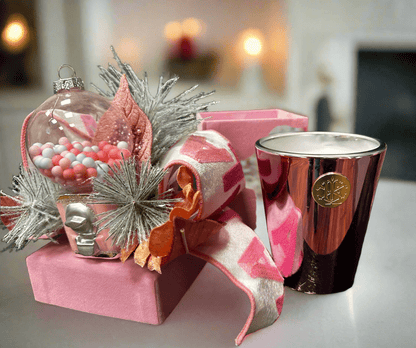 Berries and Balsam 14 oz Luxury Gift Box Candle - Long - Burning Holiday Scent with Designer Packaging - Nifty Decor & More