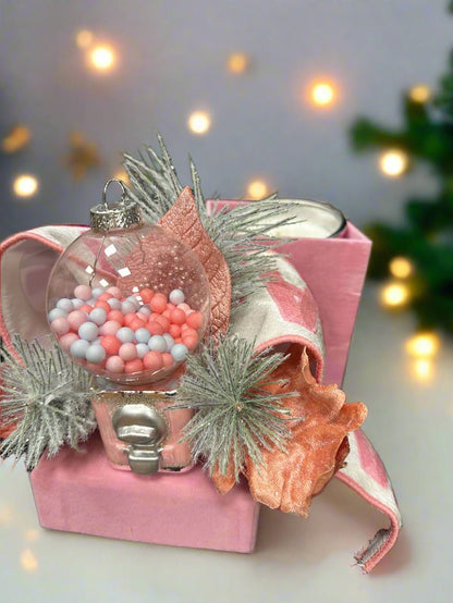 Berries and Balsam 14 oz Luxury Gift Box Candle - Long - Burning Holiday Scent with Designer Packaging - Nifty Decor & More