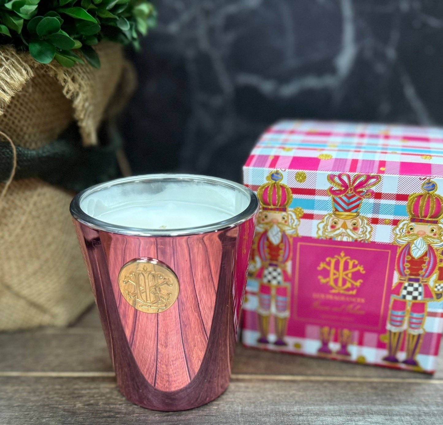 Berries and Balsam 8 oz Holiday Candle - Hand - Poured Luxury Scented Candle with 60 - Hour Burn Time - Nifty Decor & More