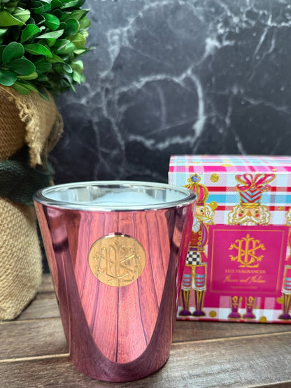Berries and Balsam 8 oz Holiday Candle - Hand - Poured Luxury Scented Candle with 60 - Hour Burn Time - Nifty Decor & More