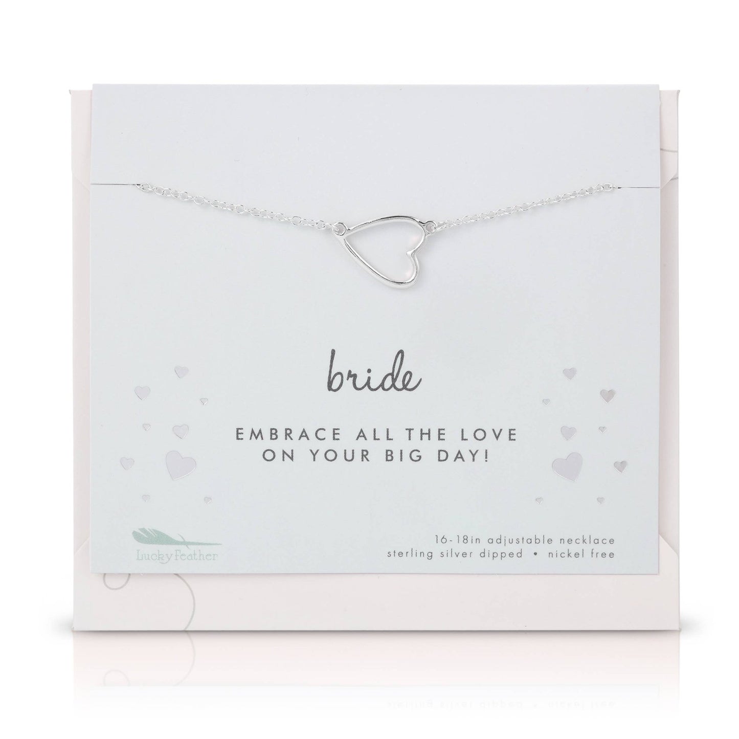 Bride Necklace & Card Set - Best Day Ever Wedding Jewelry for Women Jewelry Wedding