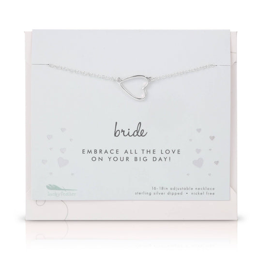 Bride Necklace & Card Set - Best Day Ever Wedding Jewelry for Women Jewelry Wedding
