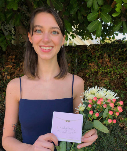 Maid of Honor Necklace & Card Set - Best Day Ever Wedding Jewelry for Women Jewelry Wedding