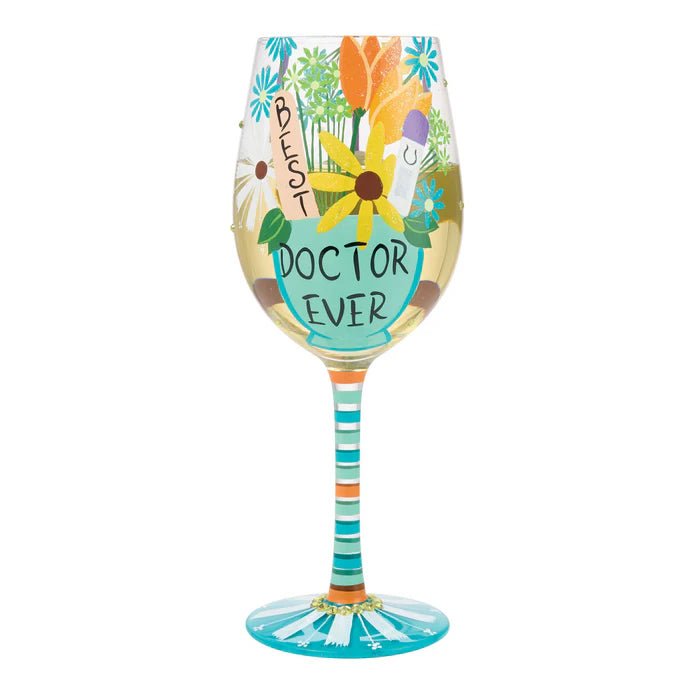 Best Doctor Ever Wine Glass - Nifty Decor & More