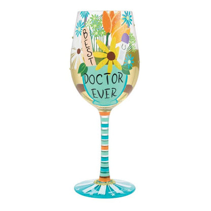 Best Doctor Ever Wine Glass - Nifty Decor & More