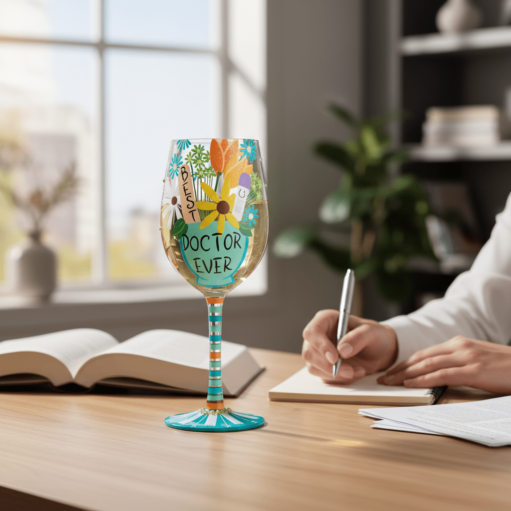 Best Doctor Ever Wine Glass - Nifty Decor & More