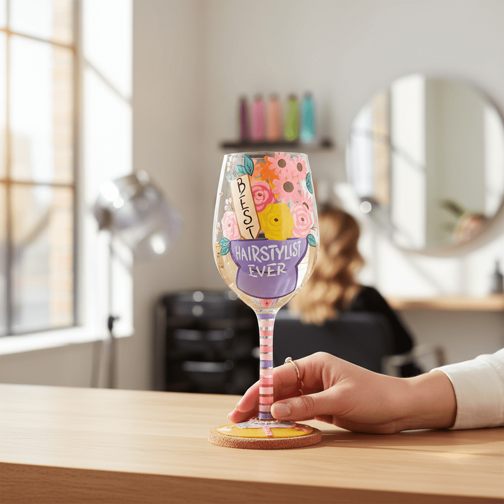 Best Hairstylist Ever Glass - Nifty Decor & More
