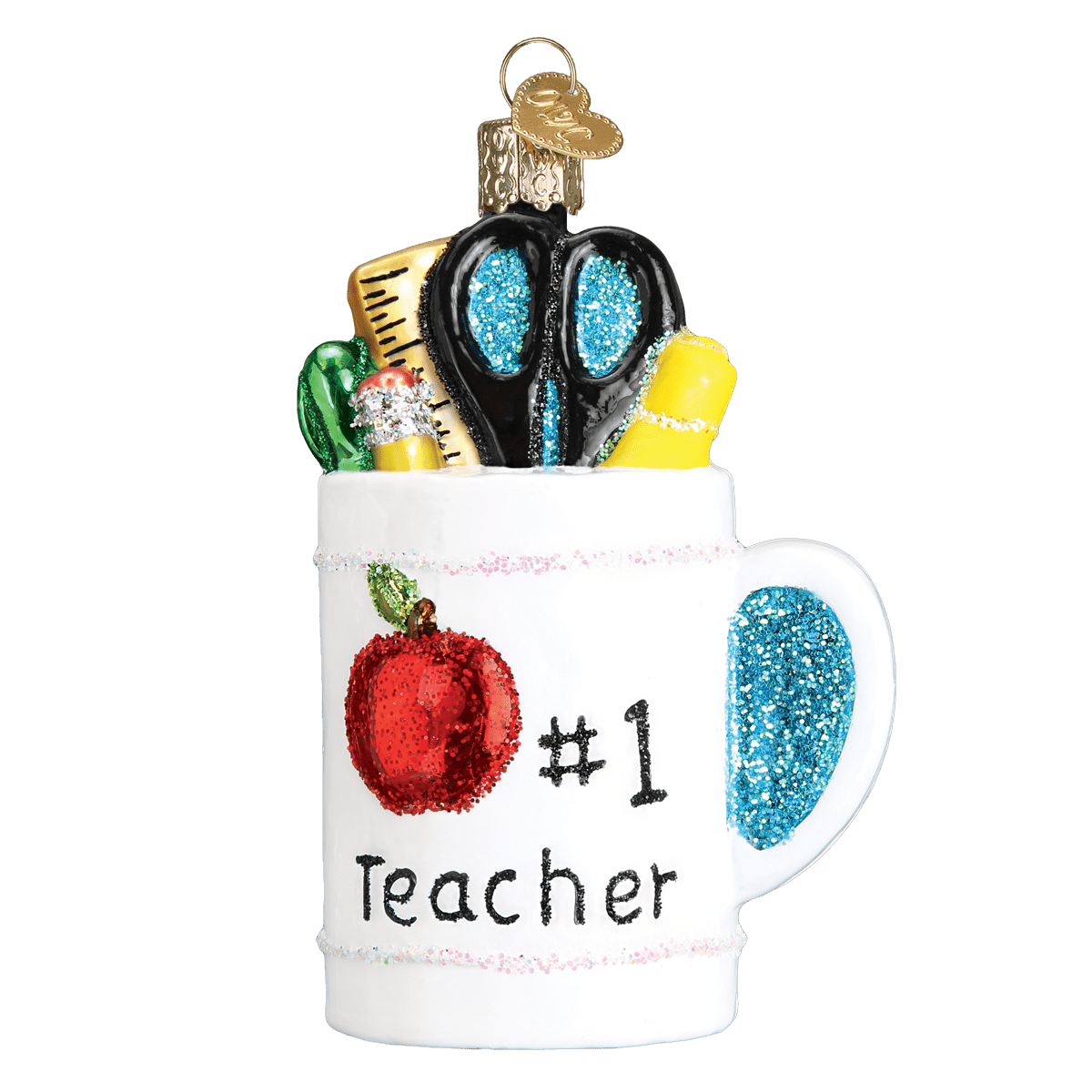 Best Teacher Mug Ornament - Nifty Decor & More