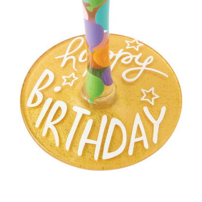Birthday Bounty Hand Painted Wine Glass - Nifty Decor & More