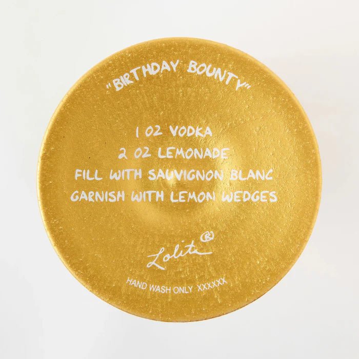 Birthday Bounty Hand Painted Wine Glass - Nifty Decor & More