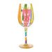 Birthday Bounty Hand Painted Wine Glass - Nifty Decor & More