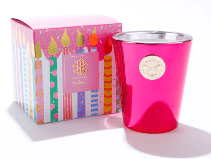 Birthday Cake 8oz Luxury Designer Box Candle - Vanilla Bean & Buttercream Celebration Scent - Nifty Decor & More