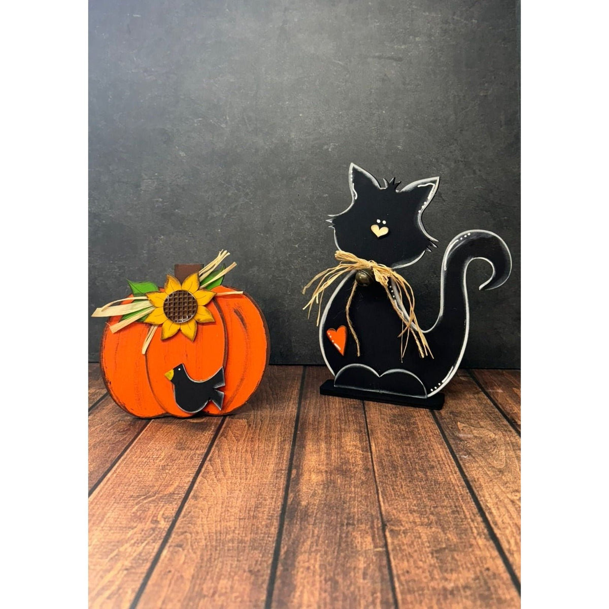 Black Cat Shelf Sitter - Nifty Decor & More